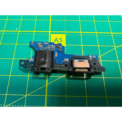 Оригінальний роз'єм зарядки (нижня плата) для Samsung A025 Galaxy A02s (2021) з мікрофоном і компонентами б/в