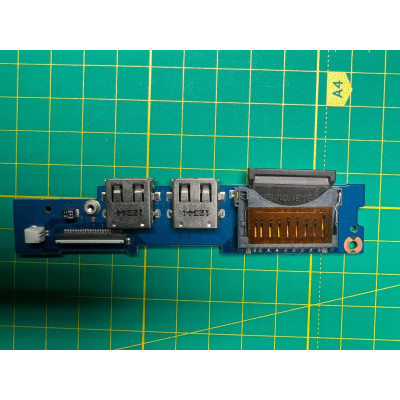 Плата модуль USB + кнопка увімкнення LOTUS13-R для Samsung NP530U3C (Б/В)