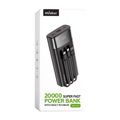 Power Bank WALKER WB-625 20000mAh black