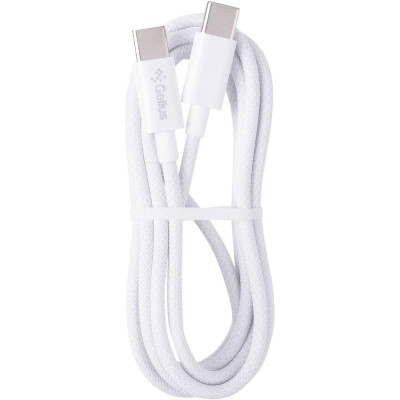 Кабель USB Gelius iCable GP-UCN010 Type-C to Type-C (1,2 м) (60W) Білий Кабель USB Gelius iCable GP-UCN010 Type-C to Type-C (1,2 м) (60W) Білий