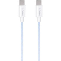 Кабель USB Gelius iCable GP-UCN010 Type-C to Type-C (1,2 м) (60W) Світло-синій Кабель USB Gelius iCable GP-UCN010 Type-C to Type-C (1,2 м) (60W) Світло-синій