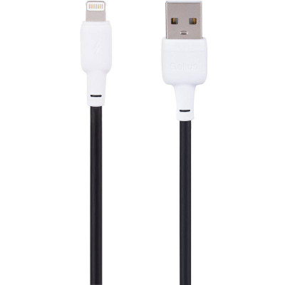 Кабель USB Gelius Full Silicon GP-UCN001L USB-A to Lightning (1.2m) (18W) Black/White