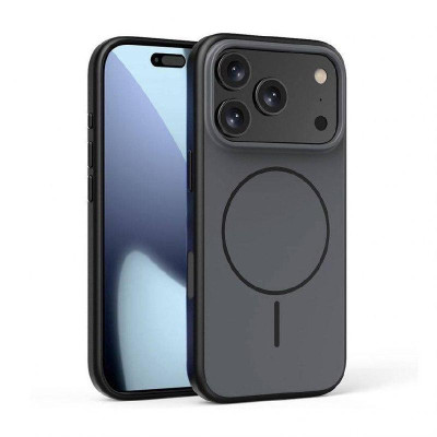 Чохол Soft Matte з MagSafe для Apple iPhone 17 Pro Max black