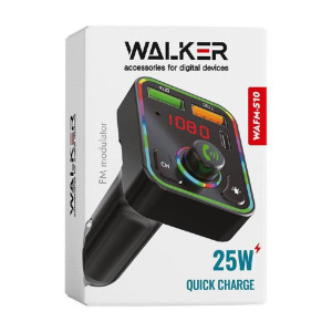 FM-трансмітер WALKER WAFM-510 black FM-трансмітер WALKER WAFM-510 black