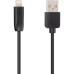 Кабель USB Gelius One GP-UC117 USB-A на Lightning (1 м) (12 Вт) Чорний